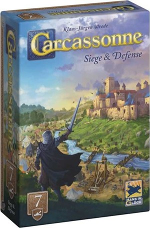 3!ZMGCARCAEXP2507 Carcassonne Board Game Expansion: Siege And Defence (2025 Refresh) published by Z-Man Games