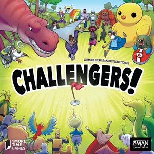 2!ZMGZM026 Challengers Card Game published by Z-Man Games